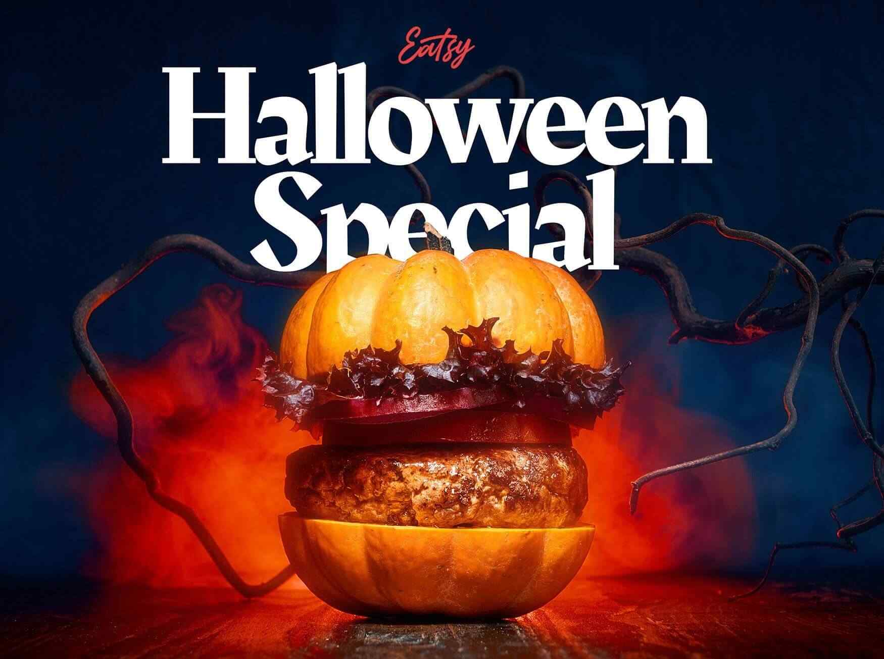 Halloween Special Vegan Burger